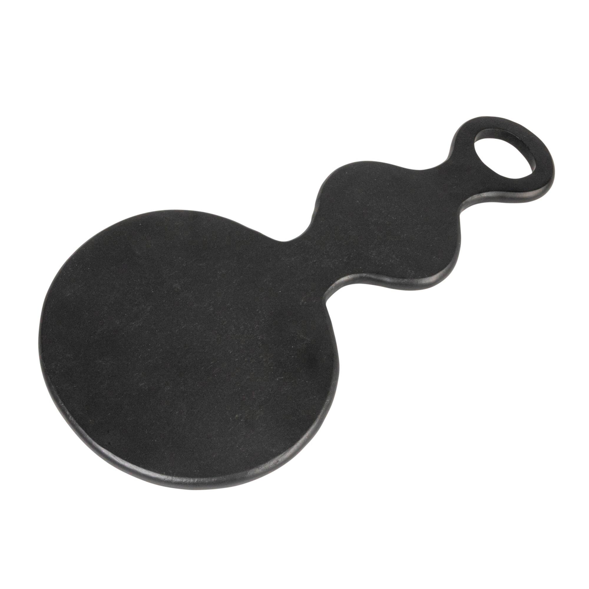 Hello Honey® 19.75" Black Avant-Garde Mango Wood Cheese & Cutting Board